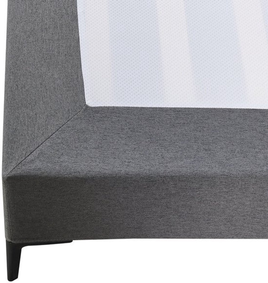 Tweepersoonsbed – Dubbelbed – Slaapbed – Bedframe – Boxspringbed – Donkergrijs – Afneembar