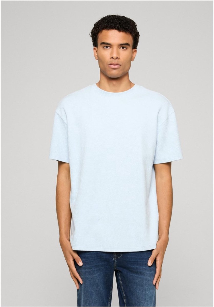 Urban Classics Loose Fit Structured Heren Tshirt L Blauw