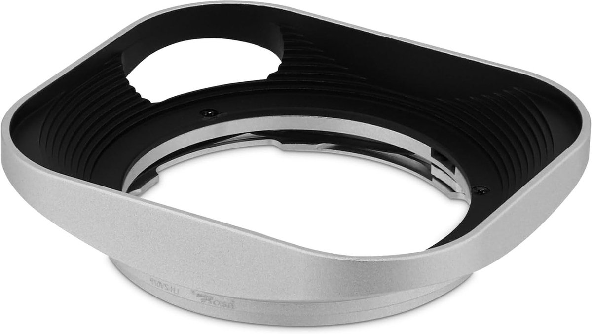 Bayonet rechthoekige lenskap voor 35mm en 50mm camera-objectieven, geschikt voor Voigtländer en Carl Zeiss, beschermt tegen lichtinval en lensbeschadiging