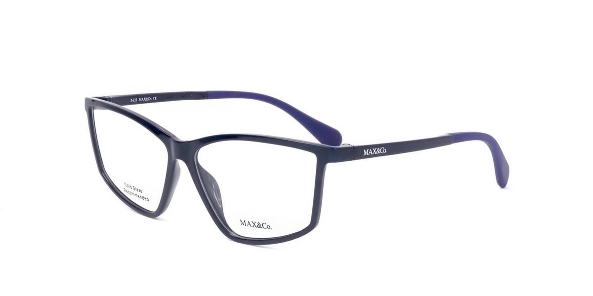 Max&co. MO5013 Shiny blue 57/13/140 WOMAN Brilmonturen