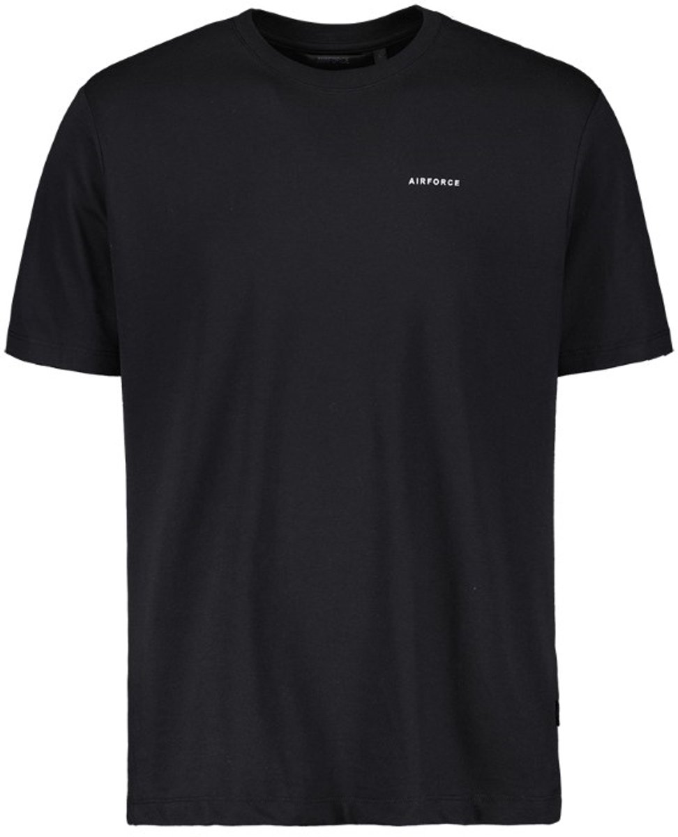 Basic T-shirt Heren True Black/White M