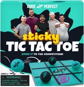 Dude Perfect Sticky Tic Tac Toe – Jeu d'adresse pour enfants et adultes – Jeu de Shot avec Ball collante – Tic Tac Toe – Jeu familial et de fête