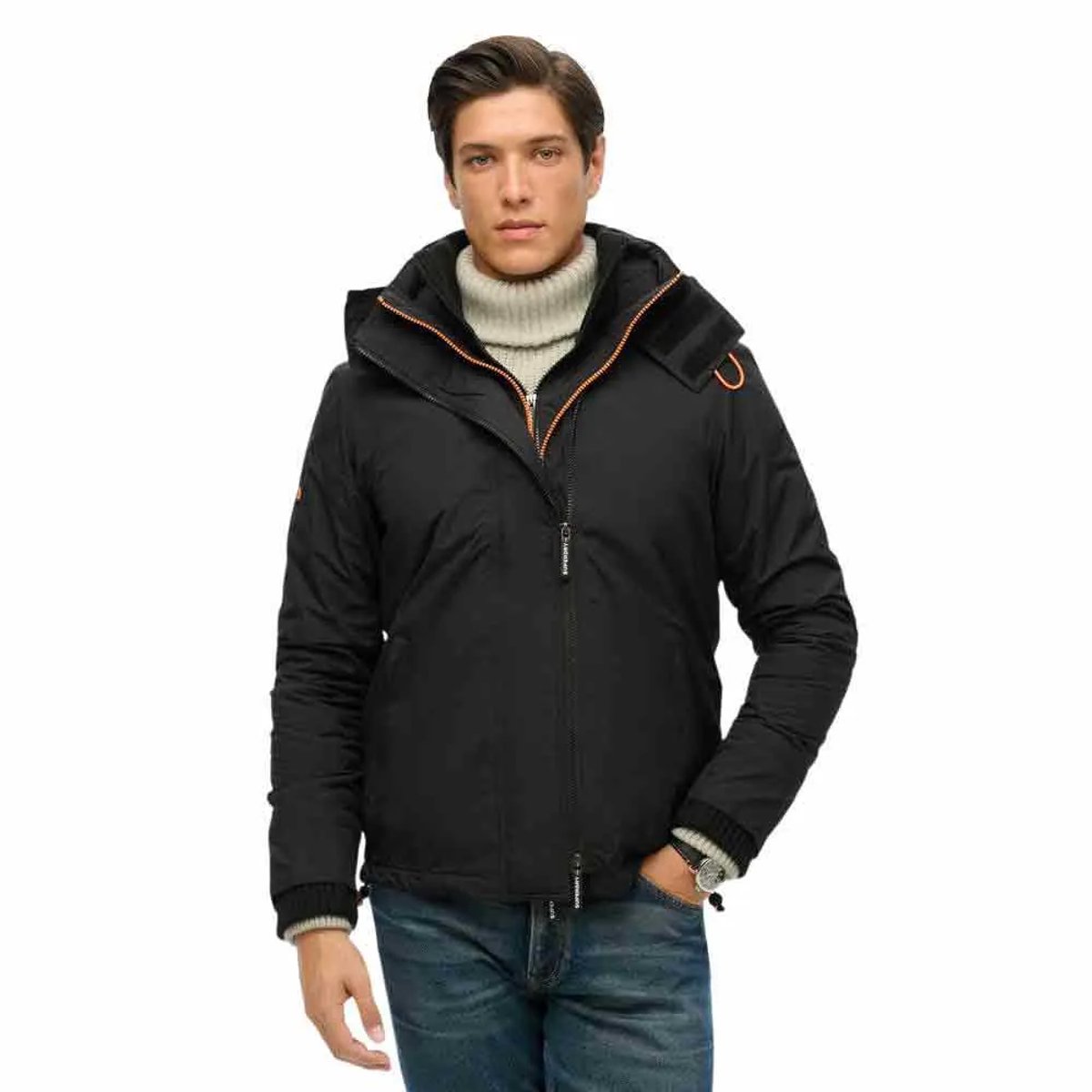 Superdry Pop Arctic Windcheater Jas S Man Oranje