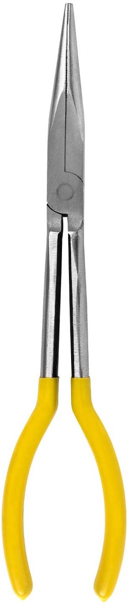 Allecto - Rechte Punttang - Extra Lange Tang - Ergonomisch Handvat - 280 mm - Chroom-vanadiumstaal - Voor Klussen - Handgereedschap