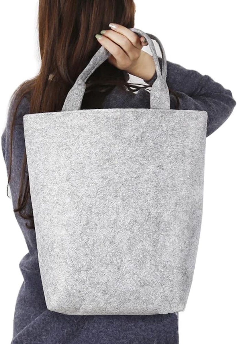 Allecto - Cotton Canvas Tote Bag - Herbruikbare Shopping Bag - Ideaal voor DIY - Set van 2 - Milieuvriendelijk - Perfect voor Creatieve Ontwerpen