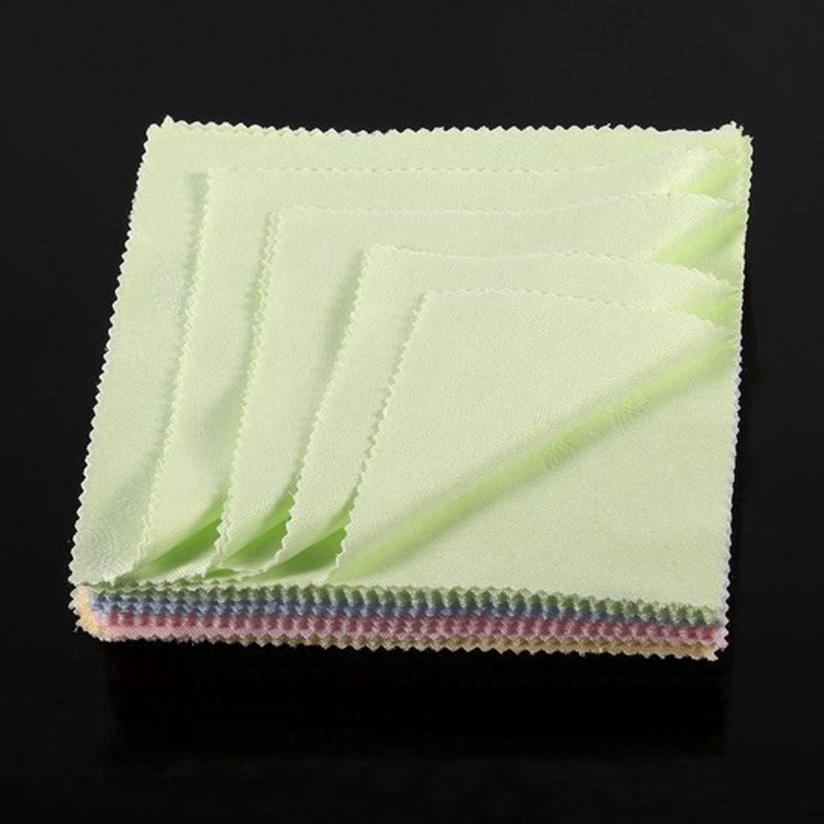 Microfiber schoonmaakdoekjes voor telefoon, camera en bril - Set van 70 stuks - 13x13 cm - Hoge wateropname
