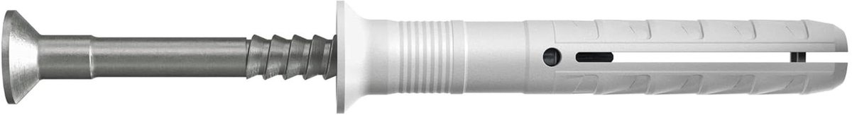 Nagelpluggen - Frame Bevestiging - Stevig Bevestigen - Snelle Hamerset - 6 x 40/10 S - Zink