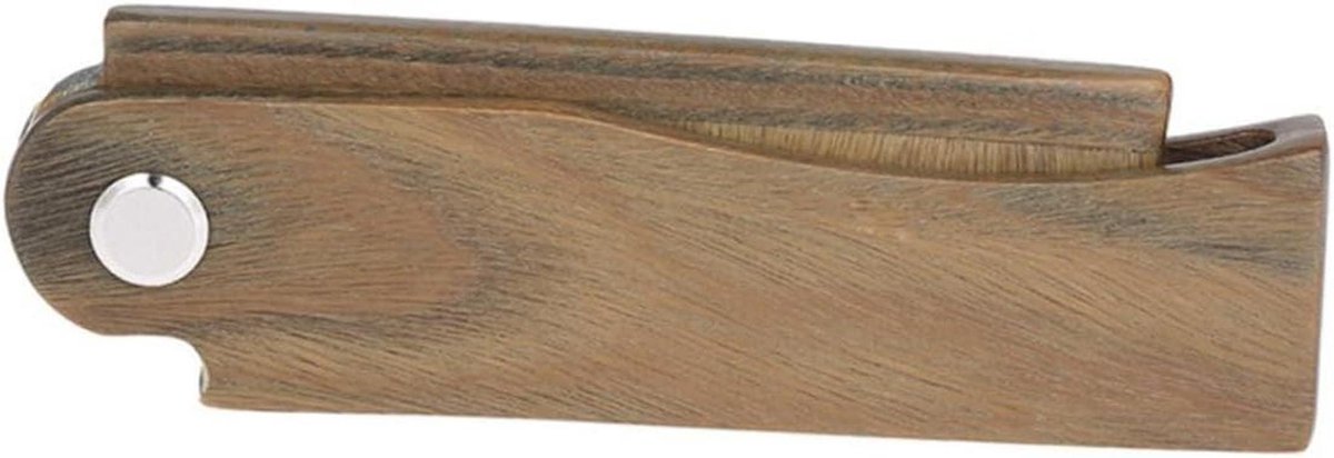 Baard Stylingkam - Vouwkam Hout - Baard Verzorgen - Inklapbaar Ontwerp - 17 x 4 cm - Houtkleur