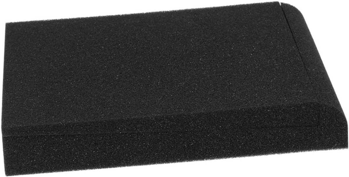 Luidspreker Isolatiekussen - Schuimmat - Geluid Verbeteren - Hoge Dichtheid Schuim - 22 x 153 cm - Zwart