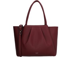 Charm London Lyon Laptoptas - 15.6 inch - Dames - Werktas - Ritssluiting - Magneetsluiting - Laptopvak - School - A4tas - Shopper - Bordeaux rood
