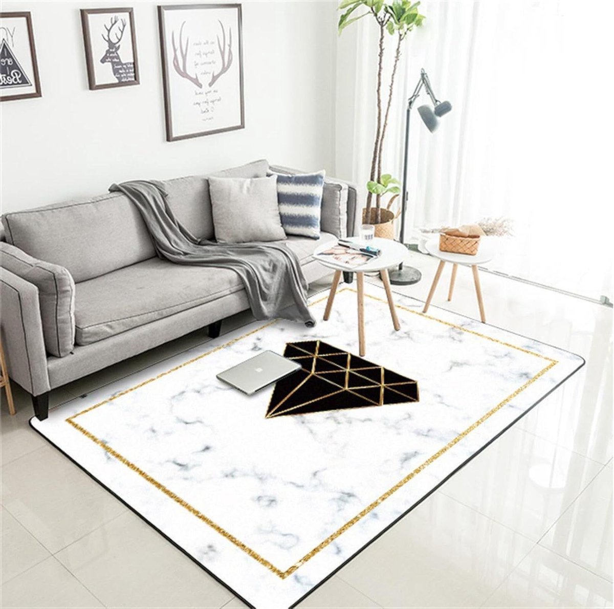 Vloerkleed Woonkamer - Zacht Kleed - Huis Decoratie - Geschikt Vloerverwarming - 160 x 200