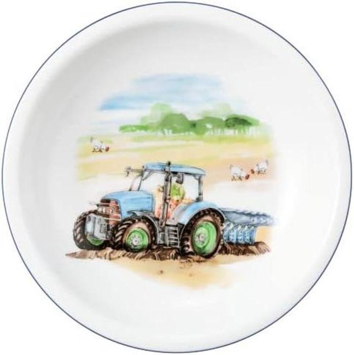 Soepborden rond - Diepe borden - Maaltijden serveren - Vaatwasserbestendig - 20 cm - Wit