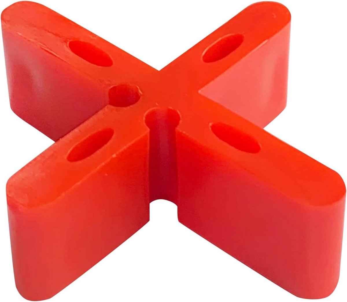 Bestratingsmachine Spacer - Tegel Nivelleer Clips - Vloeren Egaliseren - Breekbare T-vorm - 50 stuks 15mm - Rood