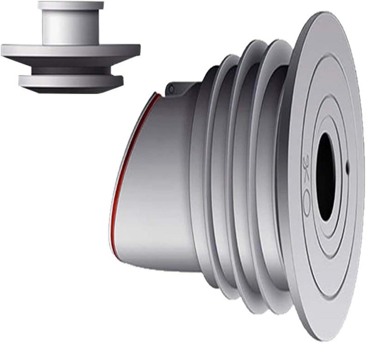 Afdichtstop Afvoerslang - Wasmachine Afvoer - Geurvrij Werken - Waterdicht Ontwerp - 60-65 mm - Zwart