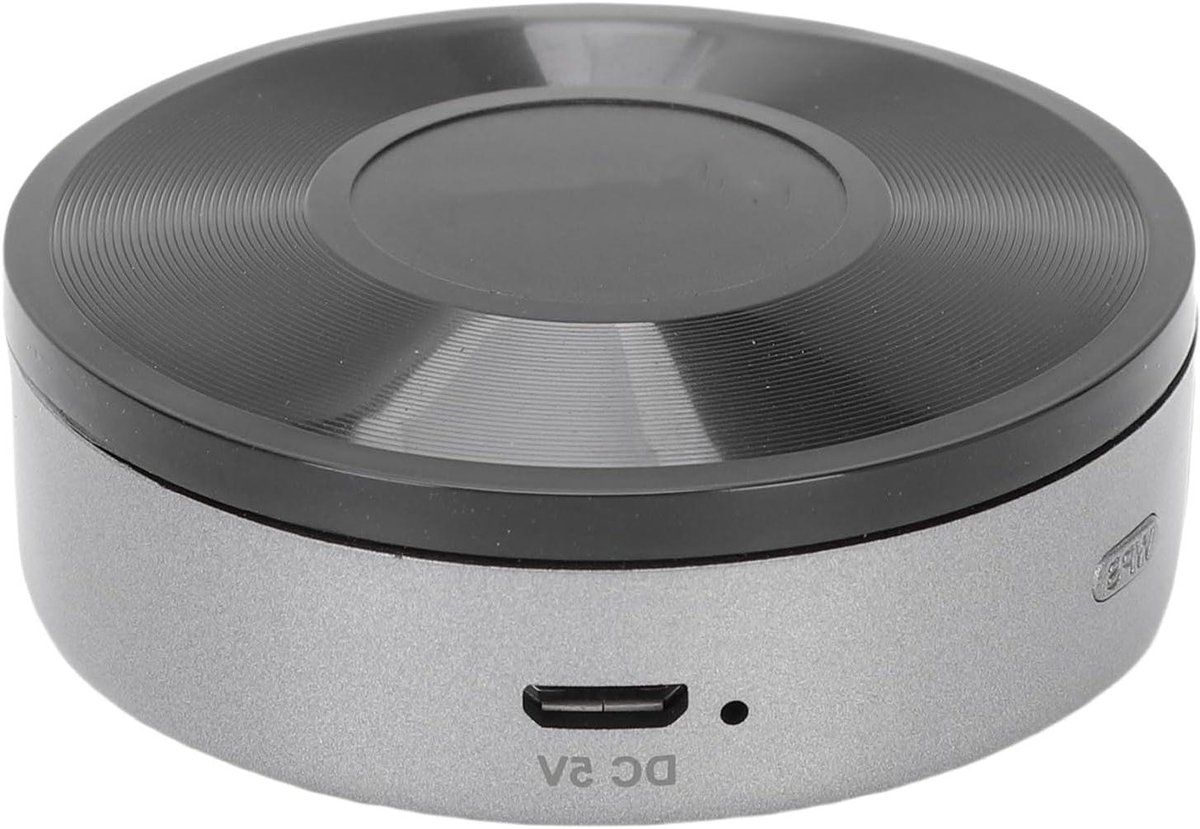 Muziek Ontvanger - Stereo Streamer - Draadloos Luisteren - Multiroom Synchronisatie - 9x9x6 cm - Wit