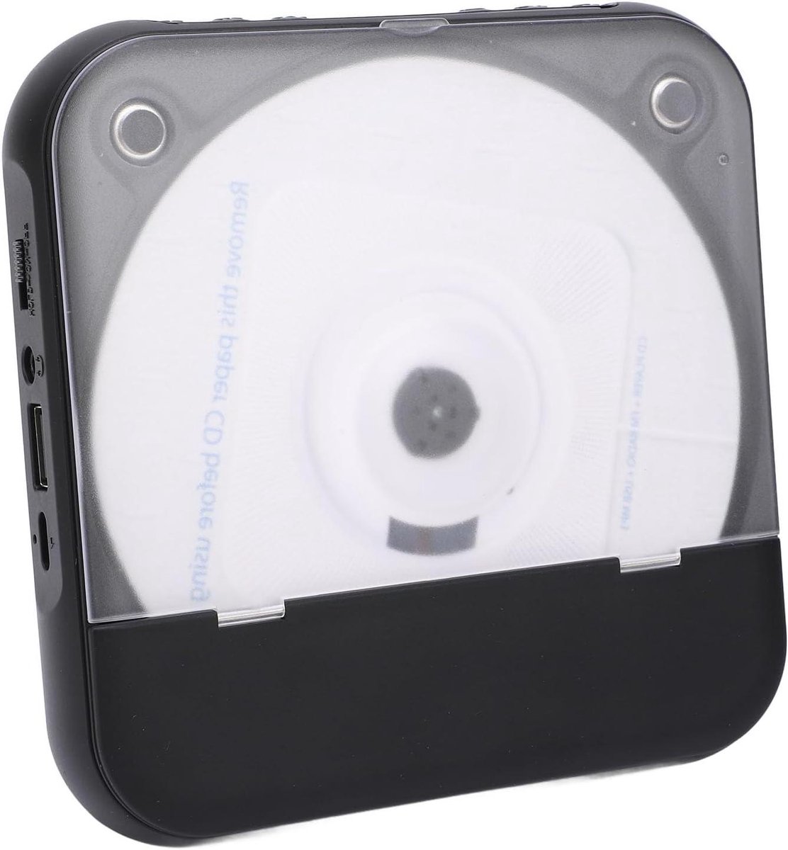 Draagbare CD-speler - Muziekspeler - Muziek Luisteren - Bluetooth 5.1 Connectie - 2000mAh Batterij - Zwart