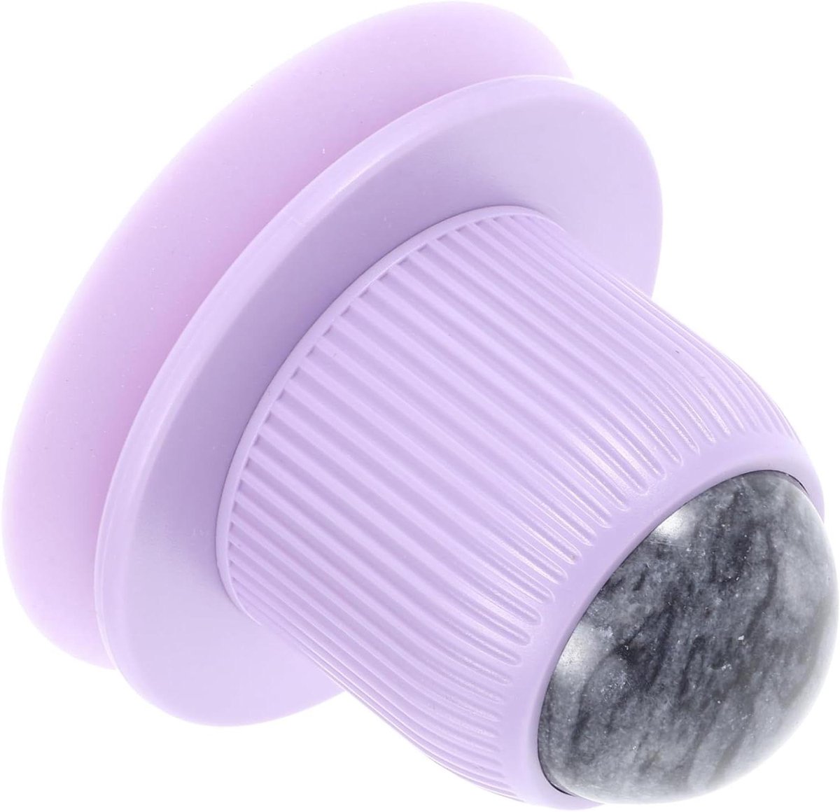 Massagebal Roller - Ontspanningsroller - Spierherstel Bevorderen - Met Zuignap - 8 cm - Lavendel