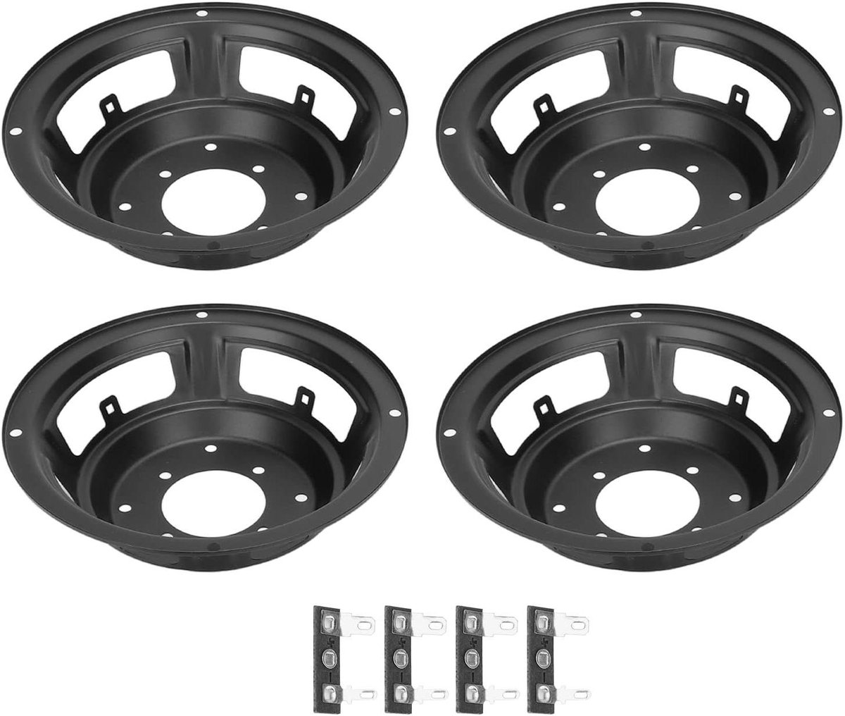 Luidspreker Onderdelen - Subwoofer Frame - Audio Reparatie - Duurzaam IJzer - 6.5 Inch - Zwart