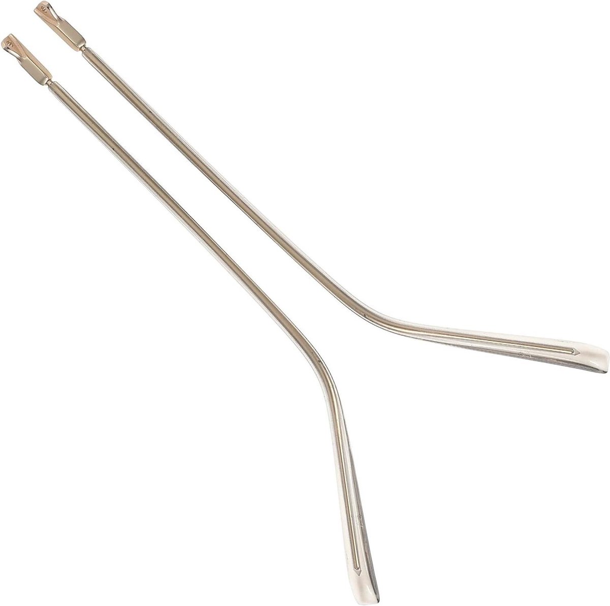 Vervangende Brilpoten - Bril Reparatie - Bril Onderhoud - Stevig Metalen Montuur - 12.5 cm - Goud