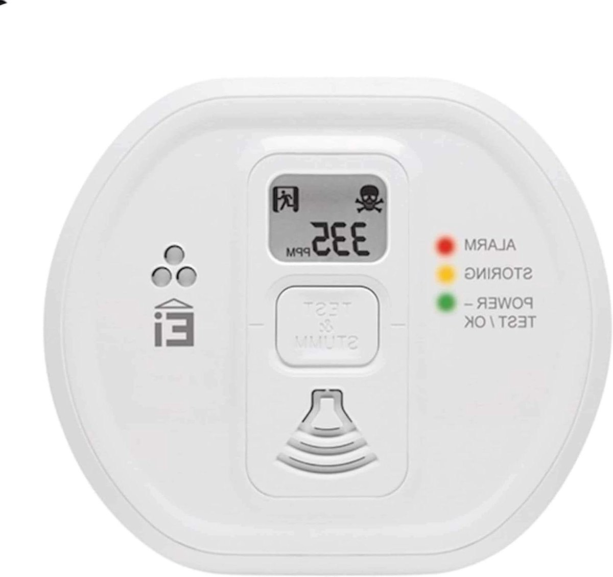 Koolmonoxidemelder - CO detector - Veilige leefruimte - Automatische zelfcontrole - Niet gespecificeerd - Wit