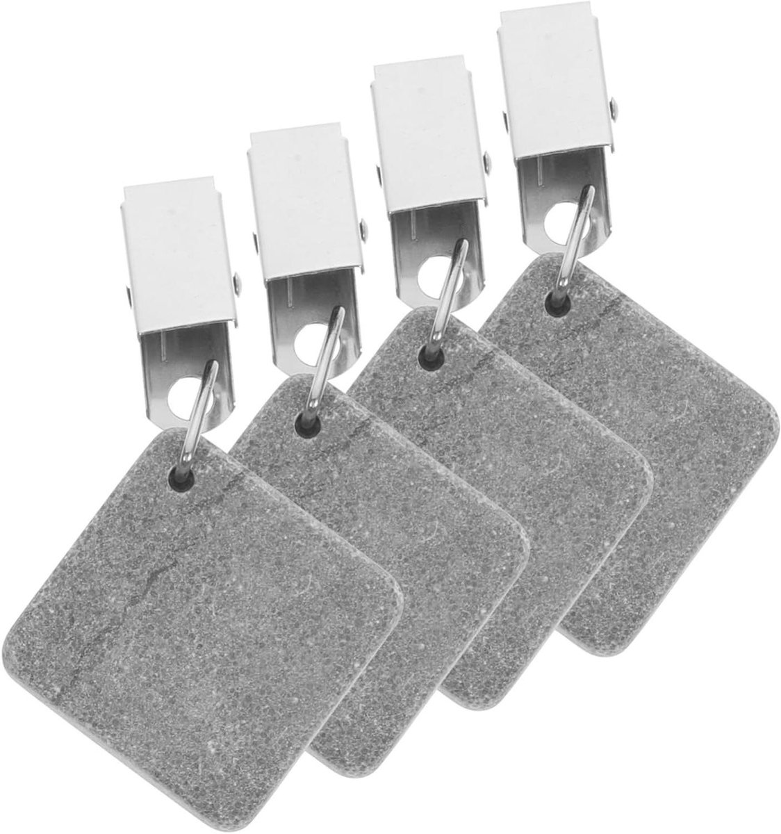 Tafelkleed Gewichten - Klemmen Clips - Buiten Tafelen - Windproof Fixatie - 4 Stuks - Grijs