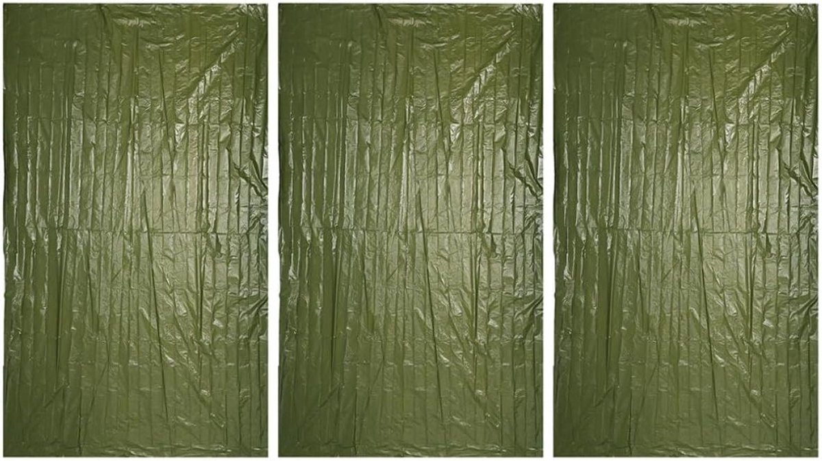 Isolatiedekens Buiten - Nooddekens Survival - Kamperen Wandelen - Water Winddicht - 210x130cm - Olijfgroen