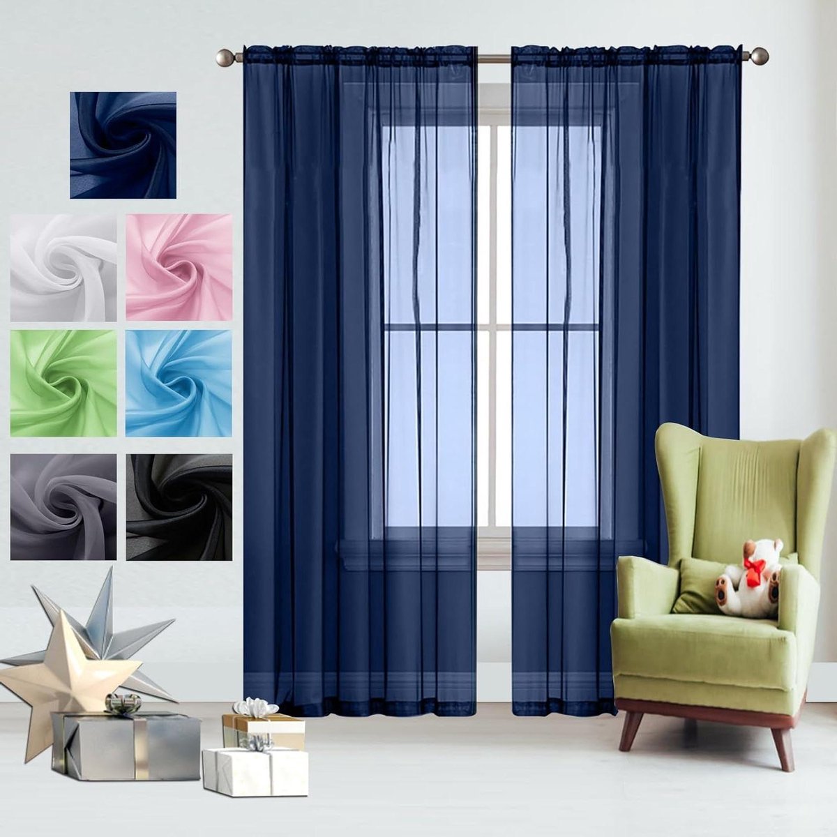 Thermisch Gordijn - Decoratief Gordijn - Privacy en Isolatie - Wasbaar Linnen Effect - 170