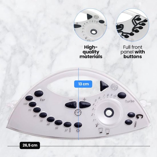 Keukenmachine Onderdeel - Vervangend Paneel - Keukenmachine Reparatie - Specifiek Model - 30 cm Breed - Wit — afbeelding 4