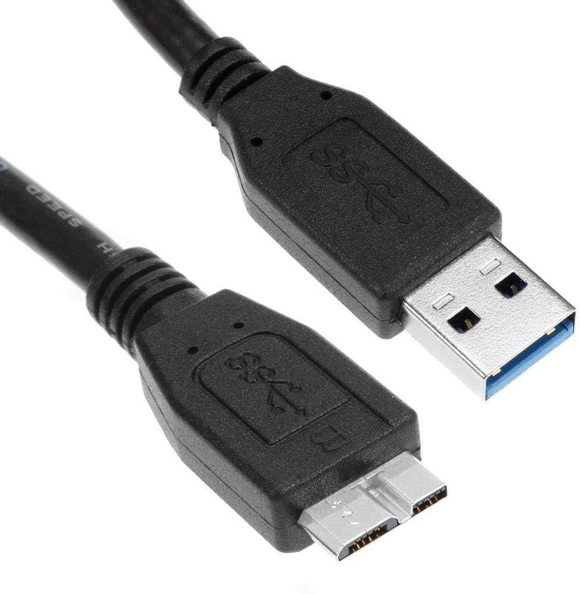 USB 3.0 Vervangende Micro-B naar USB-A Datakabel voor Externe Harde Schijven