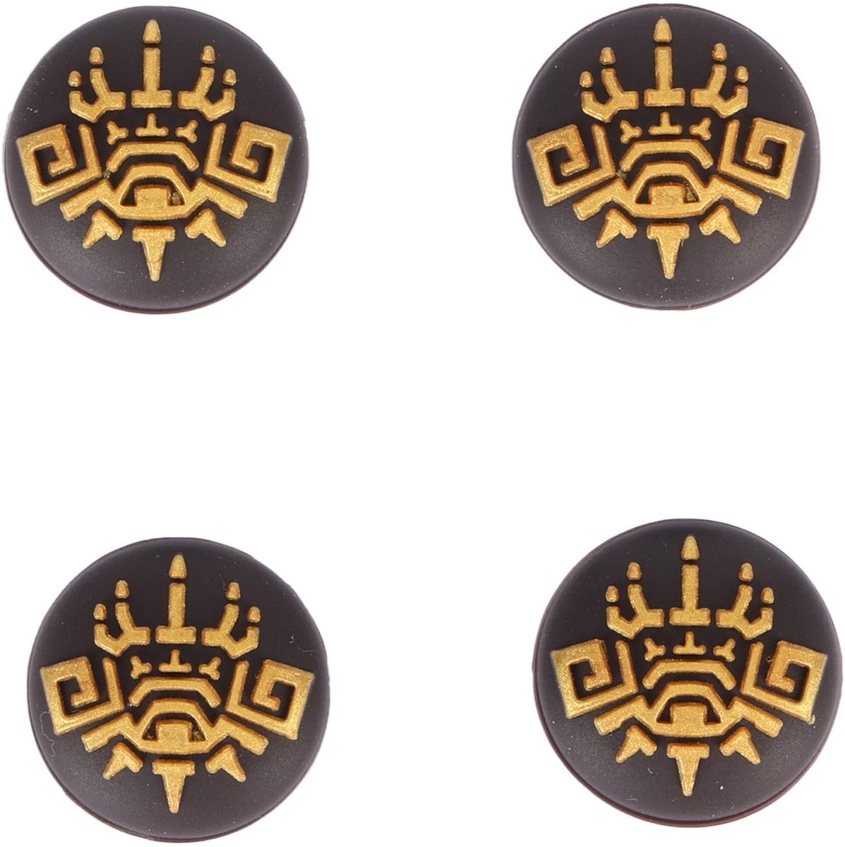 Golden crown - Silicone Joystick Caps - 4Pcs Joystick Caps - Voor Verbeterde Gaming Ervaring - Geschikt voor Nintendo Switch - Verbeter Grip en Comfort ...