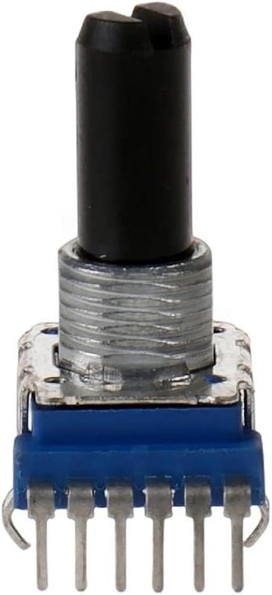 Potentiometer - Variabele weerstand - Audio apparatuur regelen - Top aanpassingstype - 10K Ohm - Zilverkleurig