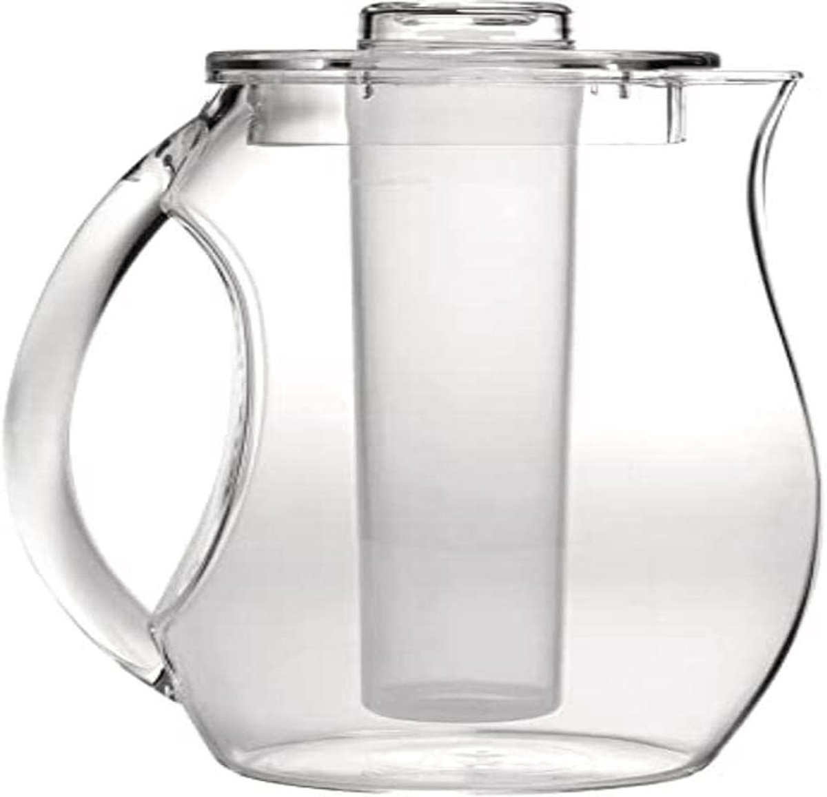 Karaf met ijsvak - Drankdispenser - Dranken koelen - IJsblokjeshouder - 22 liter - Transparant