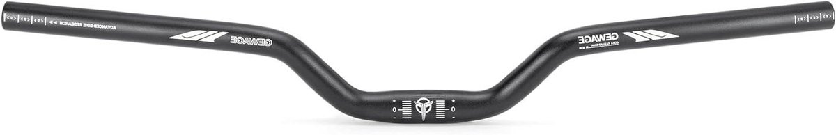 Fietsstuur - Mountainbike stuur - Comfortabel fietsen - Ergonomisch ontwerp - 620 mm breed - Zwart