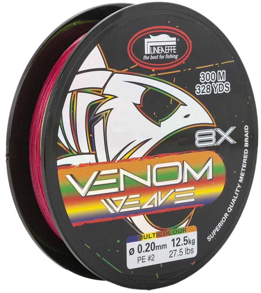 Lineaeffe Venom 8x Gevlochten Vislijn 300 M Transparant 0.200 mm