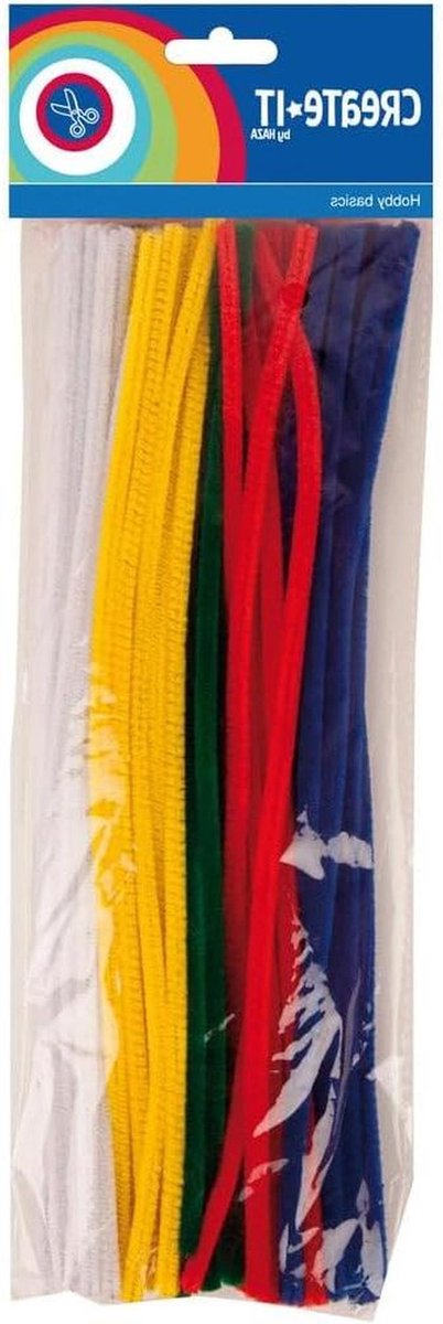 Chenilledraden Knutselen - Buigzame Draadjes - Creatief Ontwerp - Assorti Kleuren - 50 Stuks - Vrolijk