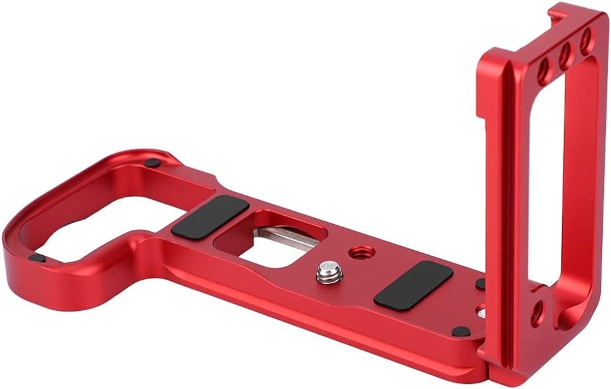 SPHProducts - L-beugel - Quick Release Plate - Rood - Nikon Z7 Z6 Camera - Stretchy - Handvat - Aluminium - Geschikt voor Pulling
