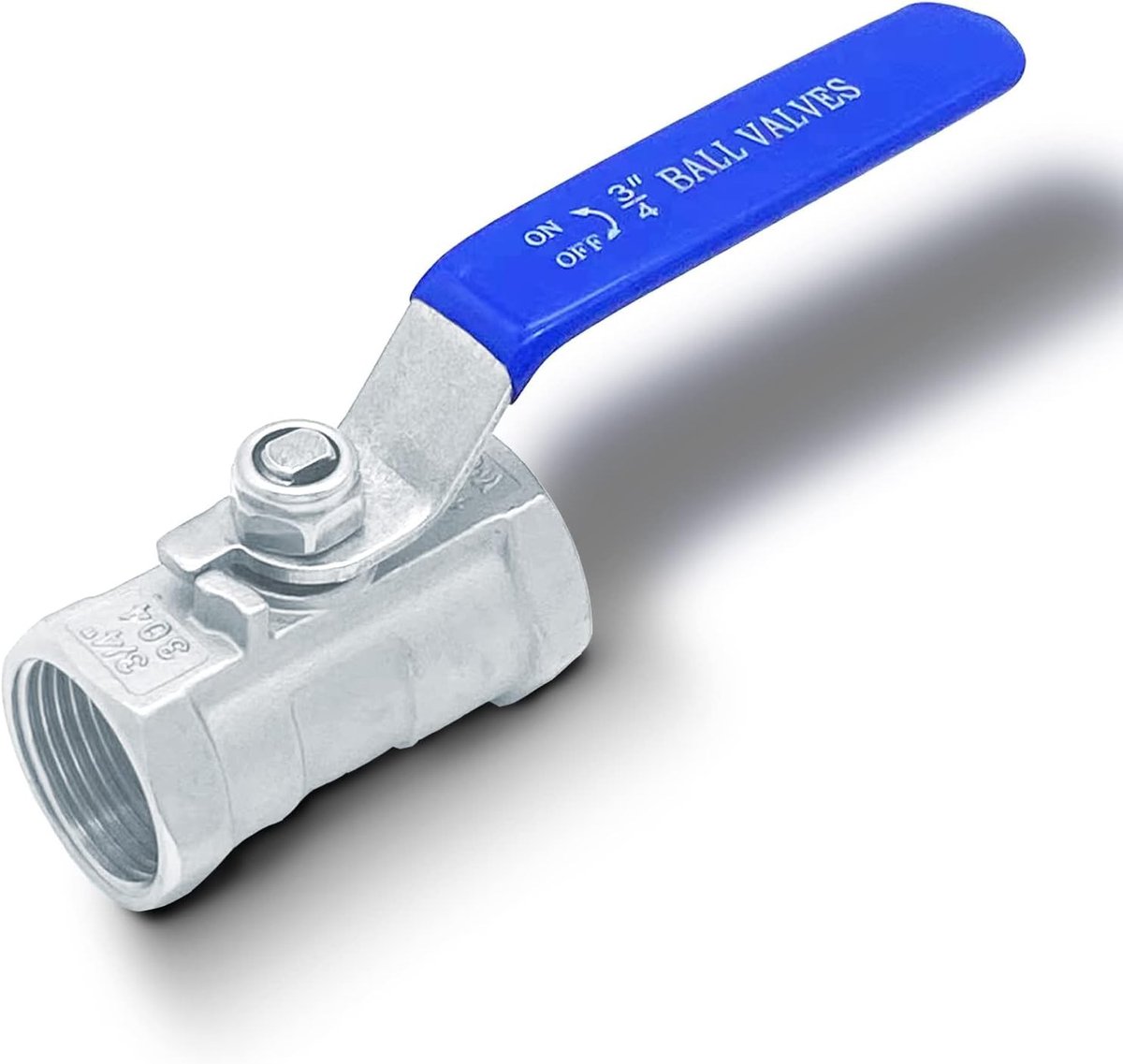 SPHProducts - Kogelkraan - Roestvrij staal - Handmatig afsluitventiel - 3/4" - Kogelventiel - Betrouwbare keuze voor water en olie - Geschikt voor indu...