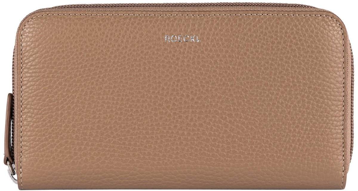 ROECKL Leren portemonnee Bea Wallet Walnut Taupe