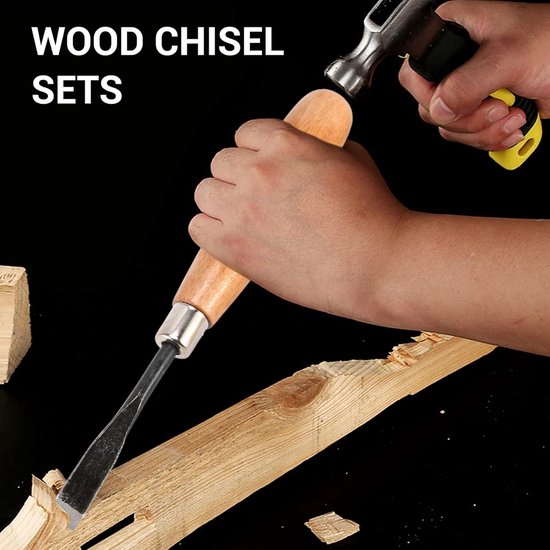 8 Stks Houtsnijwerk Hand Gutsen Beitel Tool Set Houtbewerking Professionele beitel set houtsnijwerk houtsnijwerk gereedschap, zoals afgebeeld