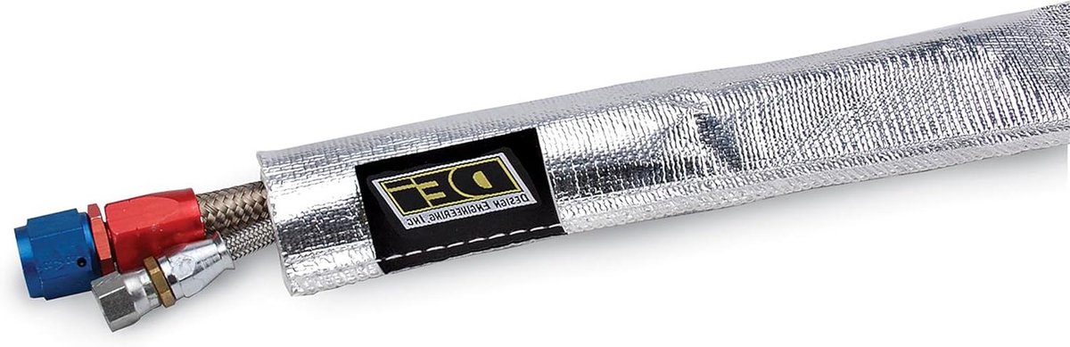 Thermische Afdekking Aluminium - Warmtebescherming Hittebestendig - Motoronderdelen Beschermen - Duurzaam Aluminium Materiaal - 12 cm x 9144 cm - Zilverkleurig