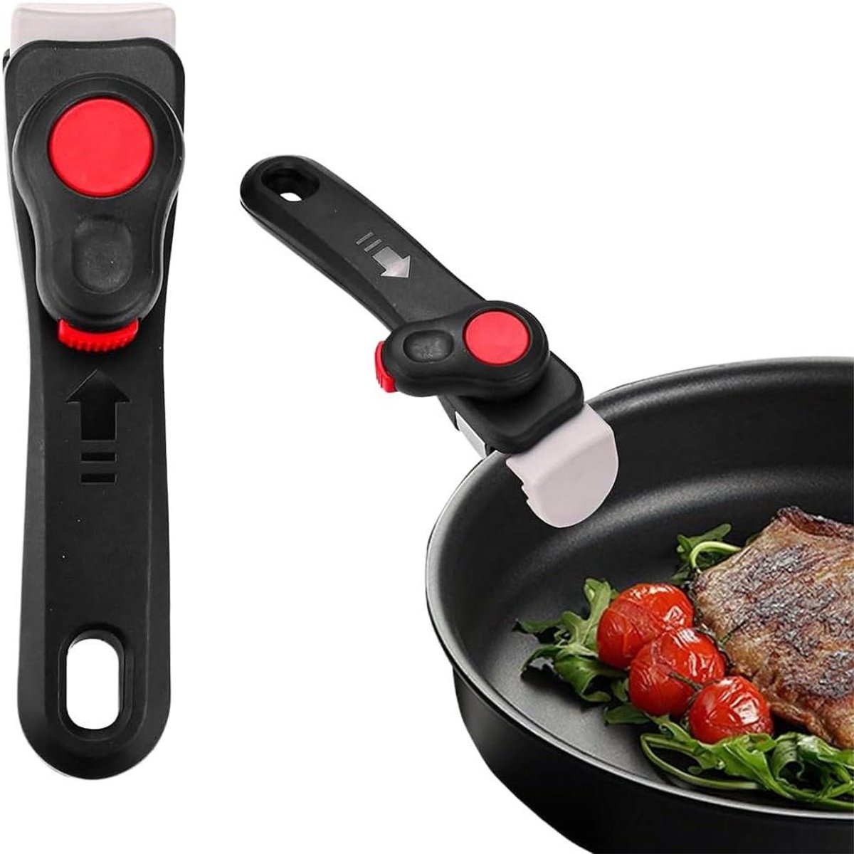 Afneembare Pannengreep - Bakeliet Handgreep Kookgerei - Veilig Koken - Ergonomisch Ontwerp