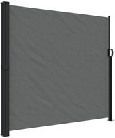 vidaXL - Windscherm - uittrekbaar - 180x600 - cm - antracietkleurig