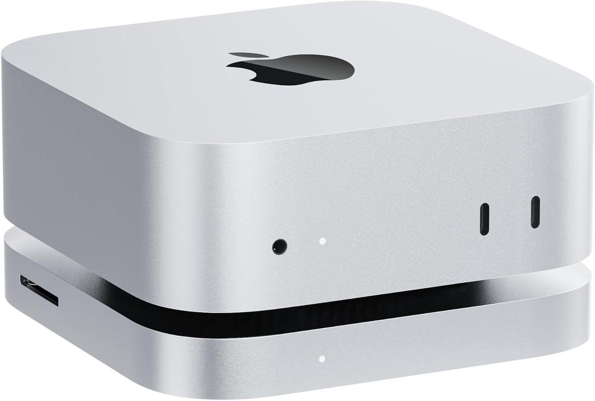 Dockingstation voor Mac Mini - Uitbreidingsstation Hub - Opslag en Connectiviteit - Thunderbolt 5 80Gbps - Tot 4 TB SSD