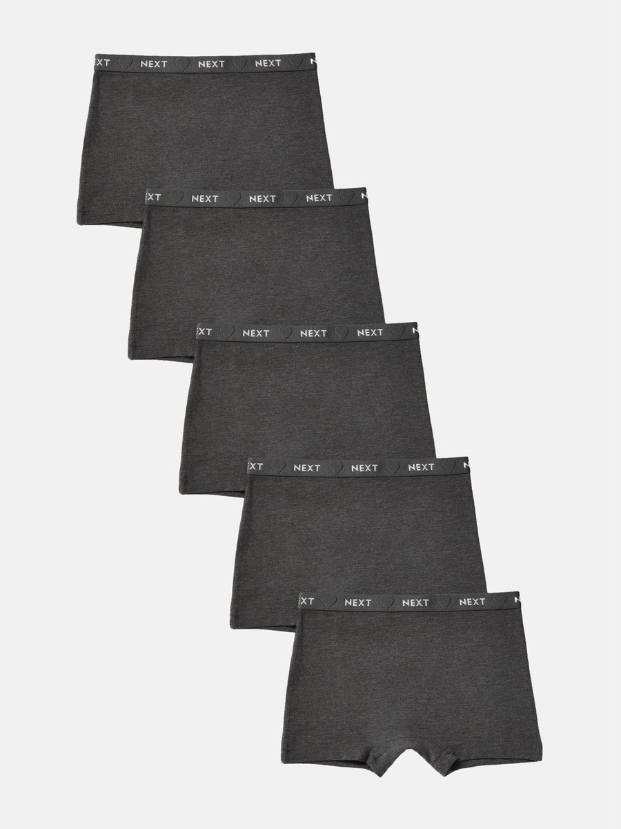 Next - Meisjes - Short Briefs 5 Pack - Grijs