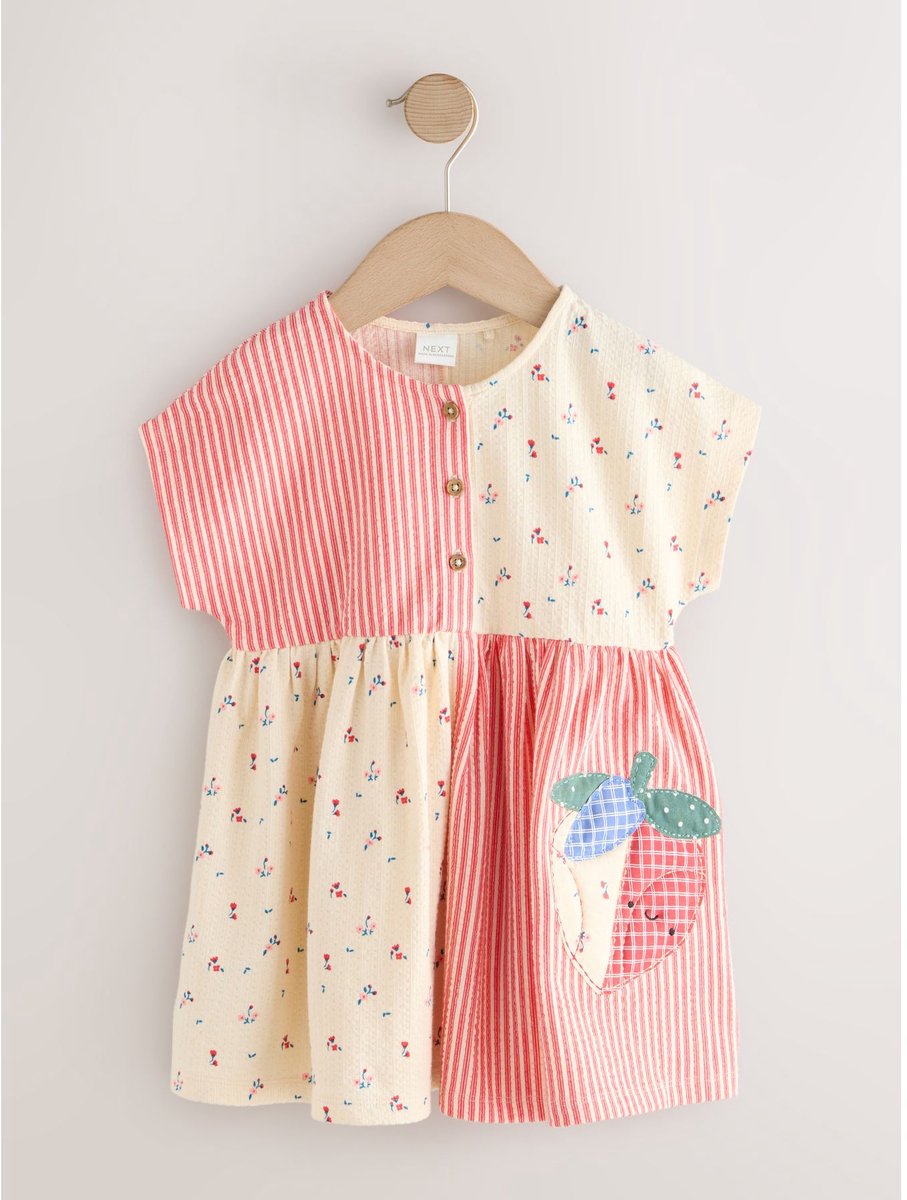Next - Meisjes - Jerseyjurk - Crème