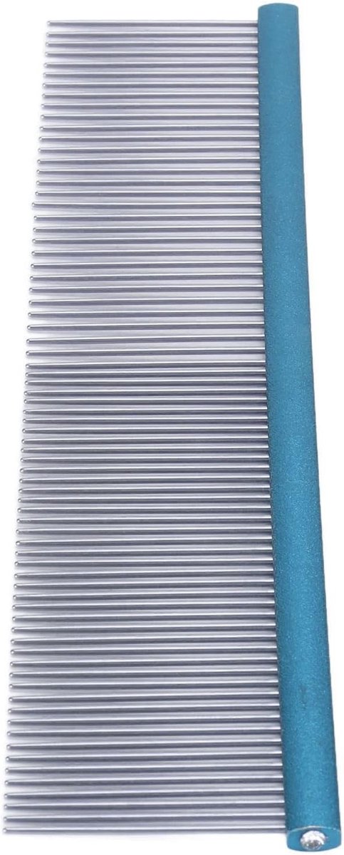Hondenkam voor het verzorgen van langharige rassen, voorkomt statische elektriciteit, 22 cm lang