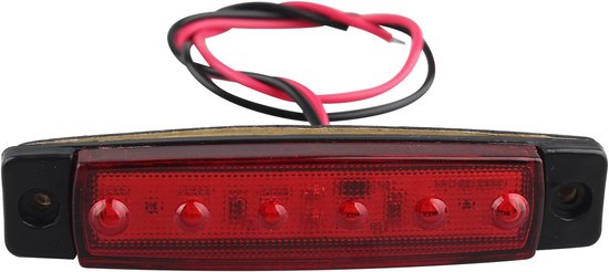 Teguangmei 10 Stks LED Zijmarkeringslichten,12-24V 9SMD Blauw LED Zijpositielicht Markeringslichten,Gebruikt Voor Auto Vrachtwagen Aanhangwagen Caravan Voor-en Achtermarkering Zijlichten-Waterdicht
