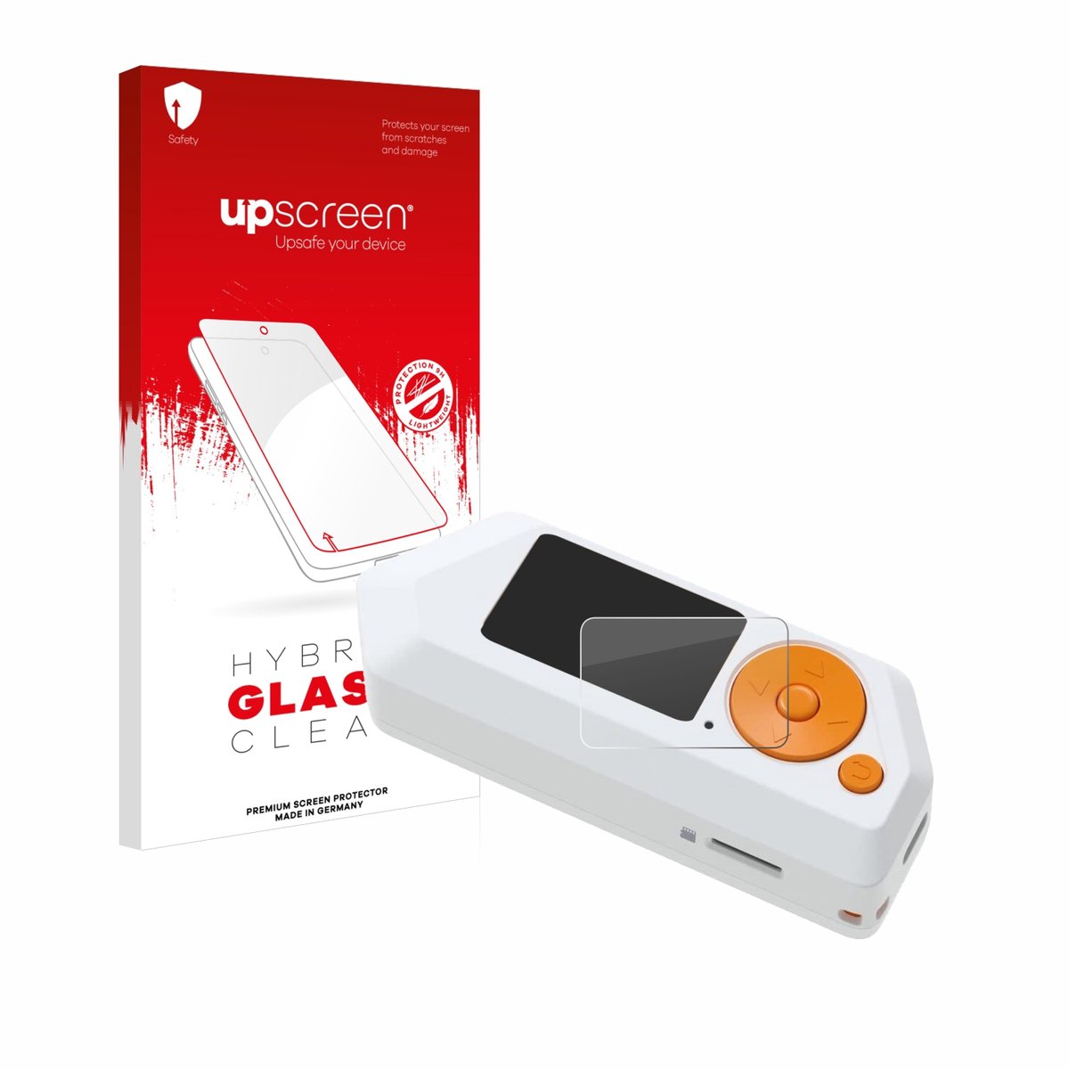 upscreen - Screenprotector voor Flipper Zero FZ.1 - Folie Beschermfolie Beschermglas transparant