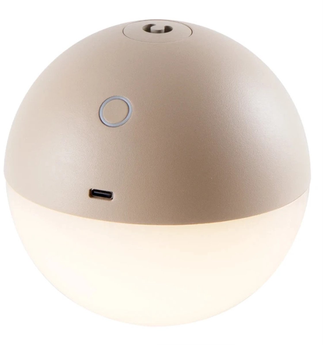 Ubiqua ALBEDO Tafellamp | 2.2W 2700K/3000K | Oplaadbaar IP65 | Dimbaar | Zand