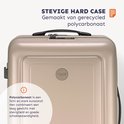 Princess Traveller koffer met stevige hardcase van gerecycled polycarbonaat. Model PT Elements, maat L, 78x52x31cm, 4.7kg.